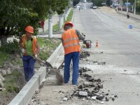 Строительство путепровода на Советской