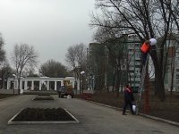 Работы по благоустройству парка имени Горького