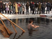 Празднование Крещения Господня на Луганском море