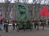 Митинг к 77-й годовщине освобождения Луганска в сквере имени 9-го Мая