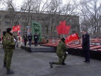 Старт акции «Знамя Победы» в Луганске