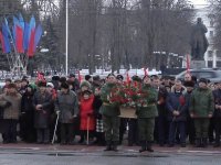 Возложение цветов к Пилону Славы и Могиле Неизвестного солдата